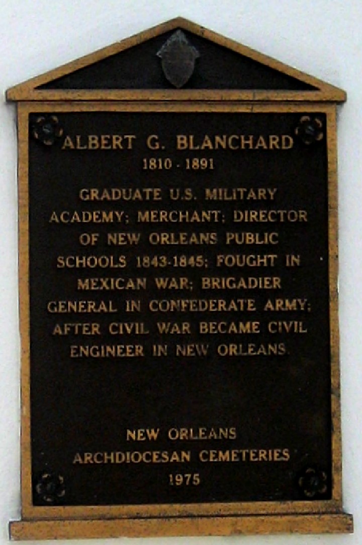 Albert Gallatin Blanchard, CSA Brigadier General 1861 1865